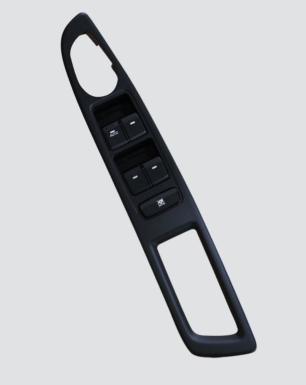 car door power window switch panel |window control switch bezel |power window switch printing |car switch panel printing |automotive button printing |window switch icon printing |door control switch printing |auto switch panel marking |pad printing on ABS plastic bezel
                                            |button icon printing on switch bezel |multi-color printing on switch panels