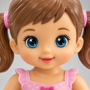 Pad printing on doll eyes