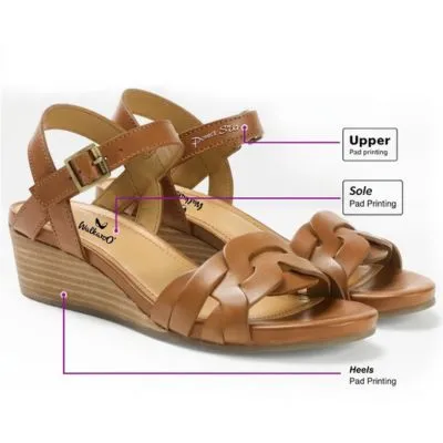 sandal pad printing machine | pad printing machine for sandals |footwear pad printing machine | Sandal Pad Printing Machine | Printing on soles, straps, insoles, and sides | best printing method for sandals |pad printing machine for footwear industry India
                                            