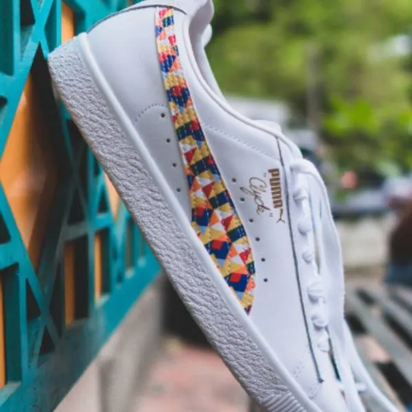 close up photo of puma shoes 2