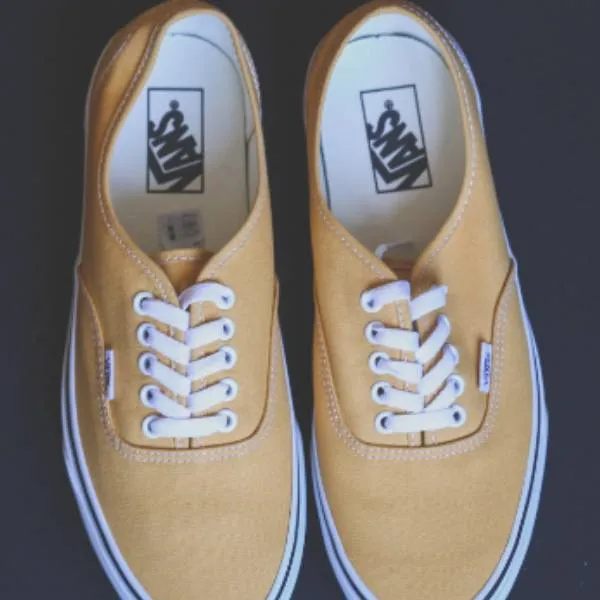photo of pair of vans sneakers