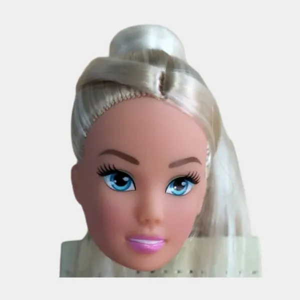 8 color pad printing on plastic doll face