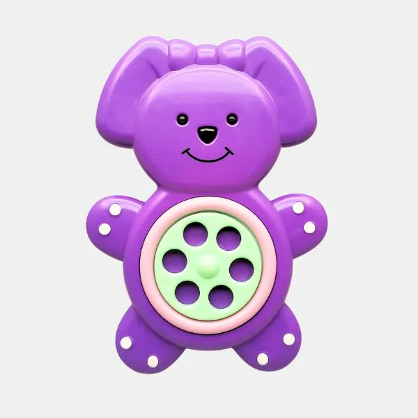 epic pad printing on toddler plastic spinning toy