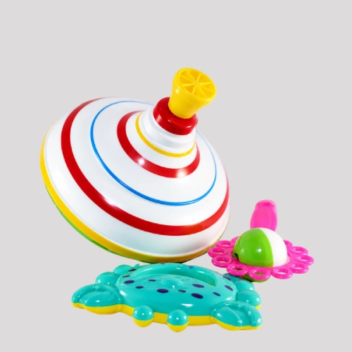 high quality pad printing on plastic spinning toy toys