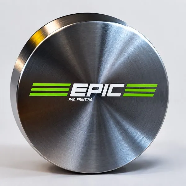 Logo Pad Printing on Metal Caps & Closures