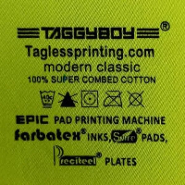 Pad printing on cotton fabric