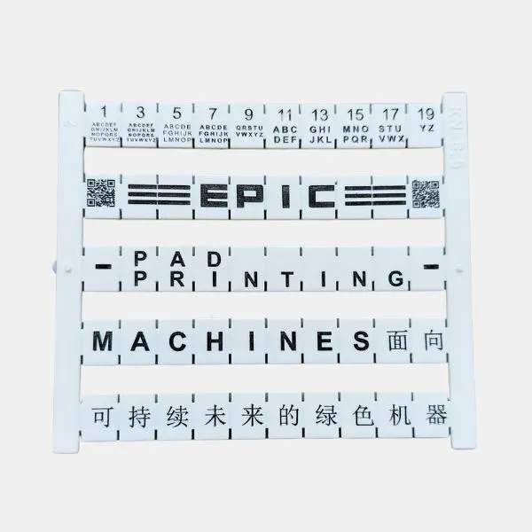 pad printing on nylon character plate