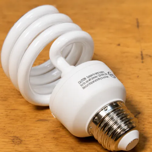 Pad printing on PBT CFL bulb housing