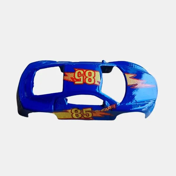 Two color printing on metal car toy