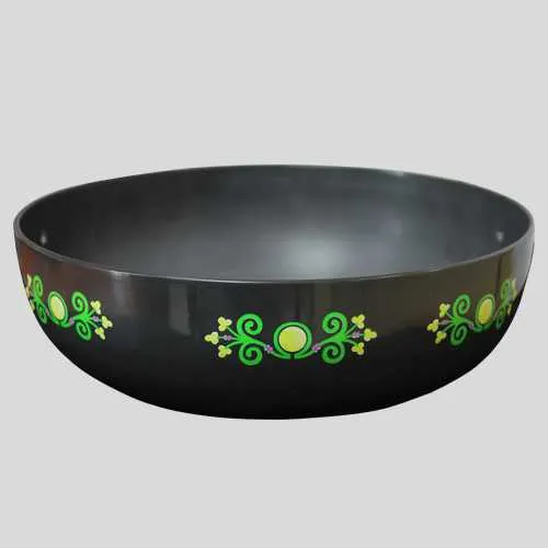 Cold-enameling-and-Colored-Pad-printing-on-fry-pan
