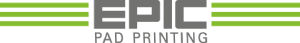 Epic Pad printing logo