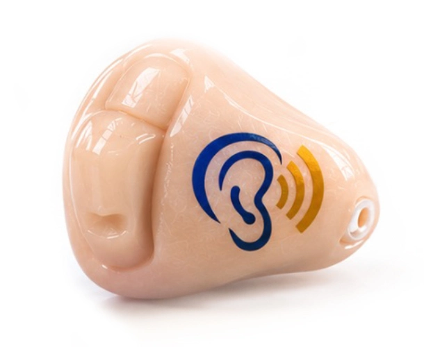  Pad printed hearing aid component for medical device manufacturing